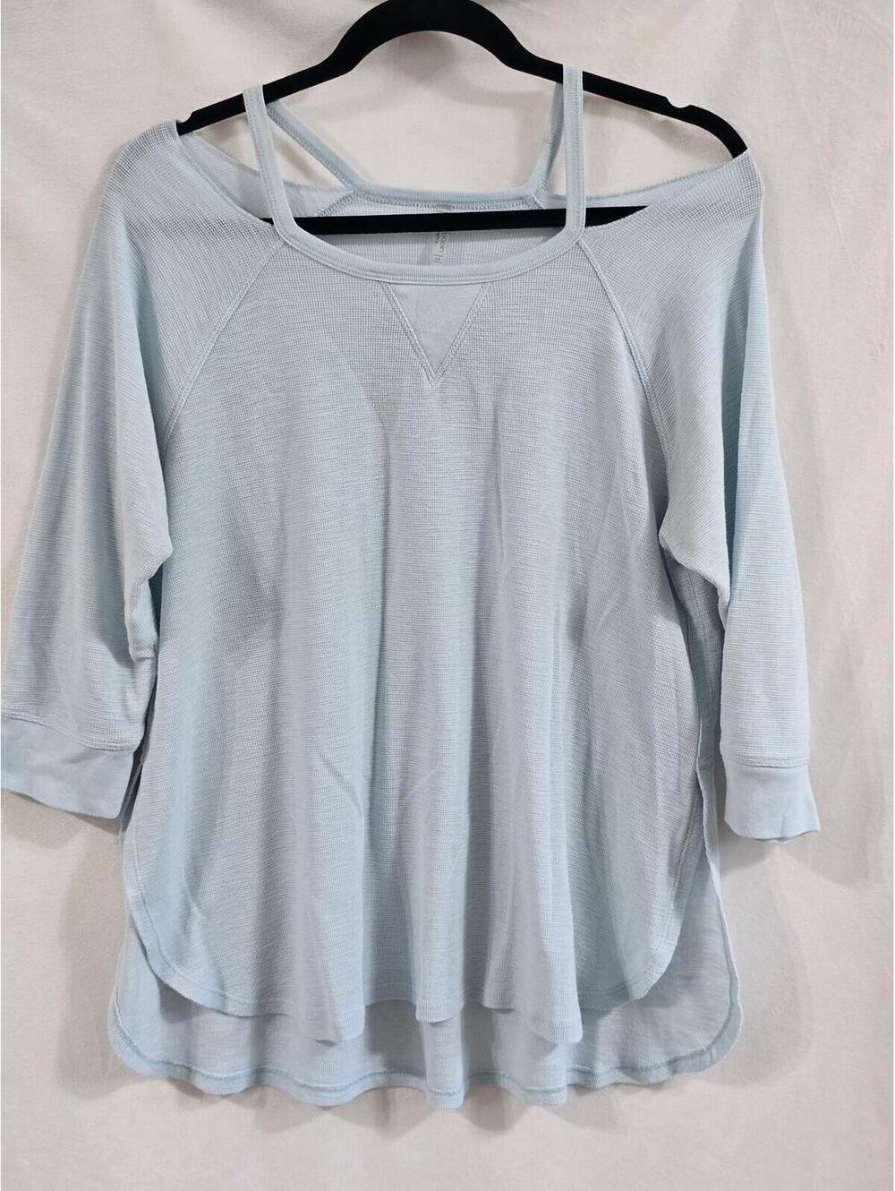 Calvin Klein Performance Light Blue Long Sleeve Top Size L